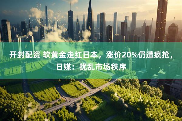开封配资 软黄金走红日本，涨价20%仍遭疯抢，日媒：扰乱市场秩序